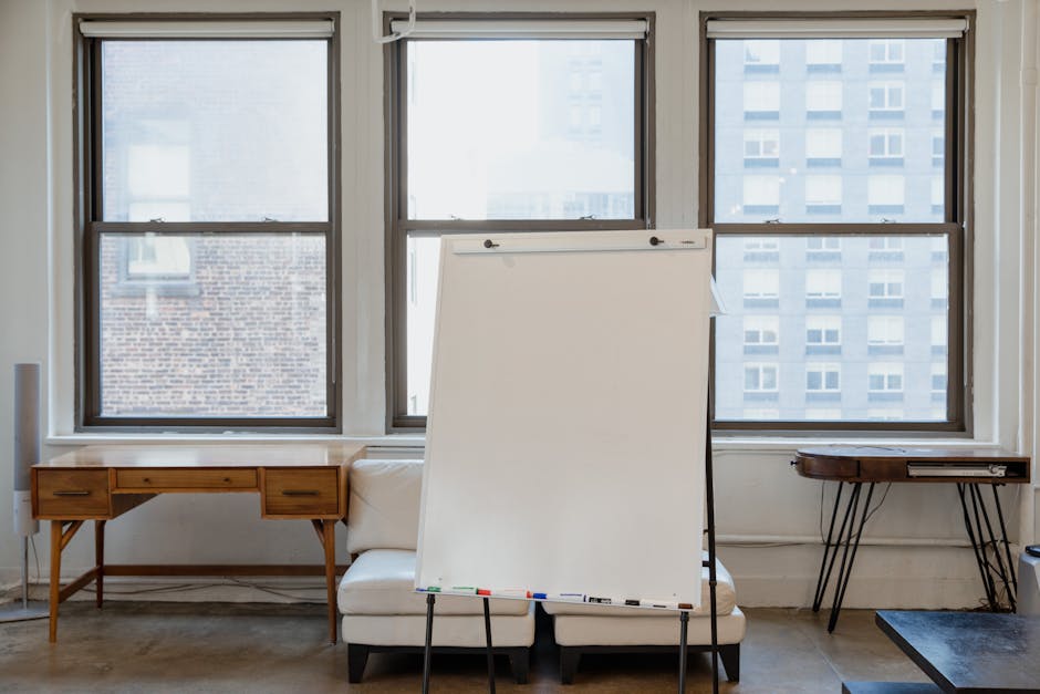 Whiteboard, 4x3 with Markers