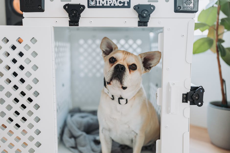 Large Wire Dog Crate, 42in